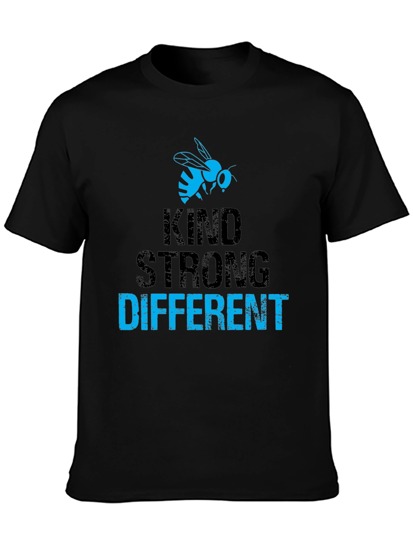 Kind Strong Different T-Shirt - Blue Bee