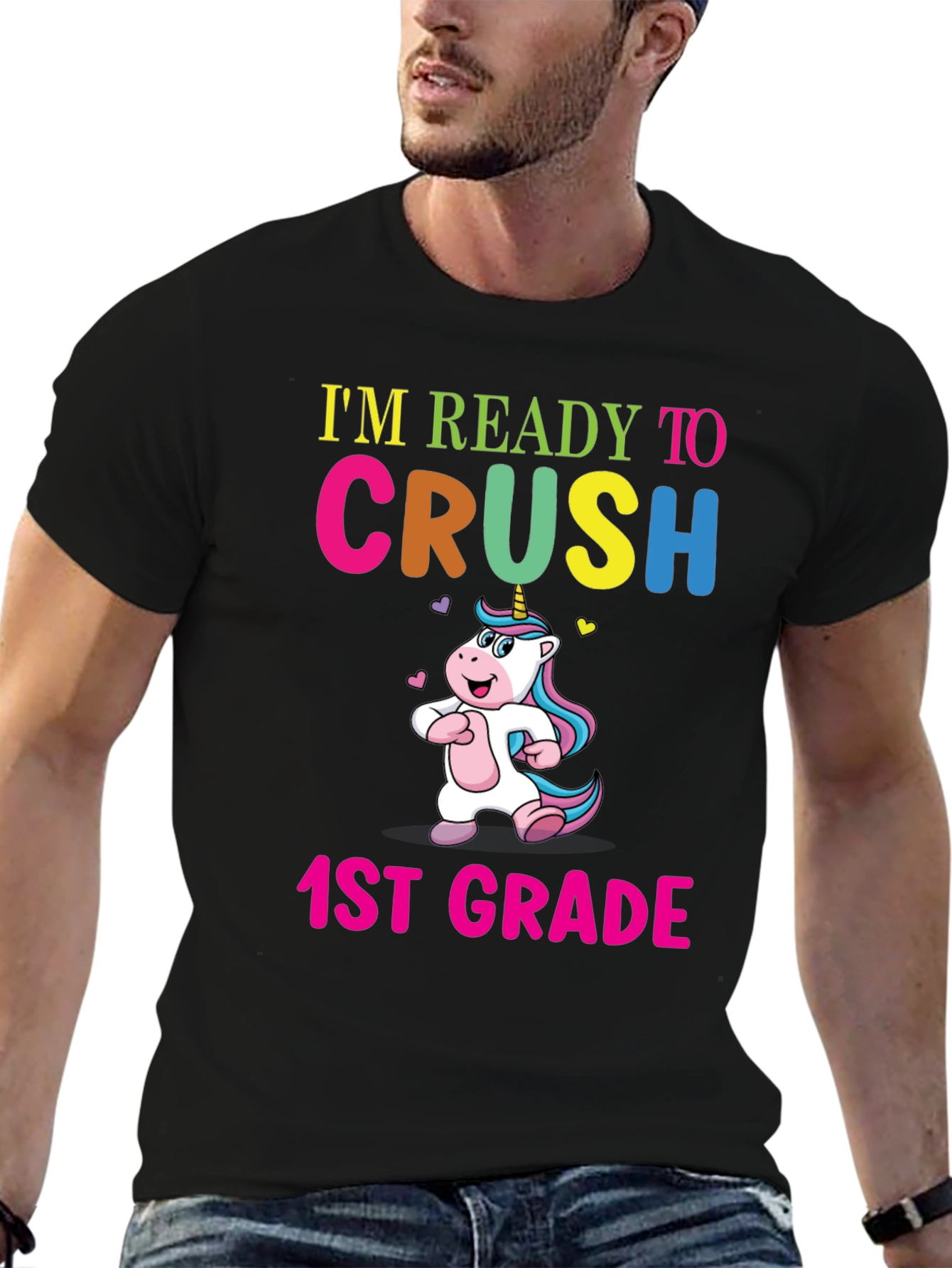 Ready to Crush 1st Grade Unicorn T-Shirt