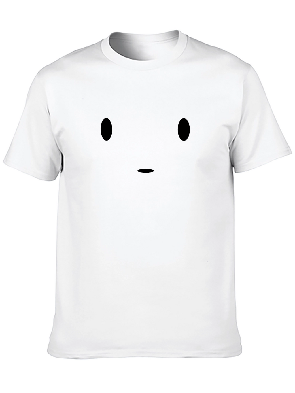 Minimalist Face Black T-Shirt - Modern Style