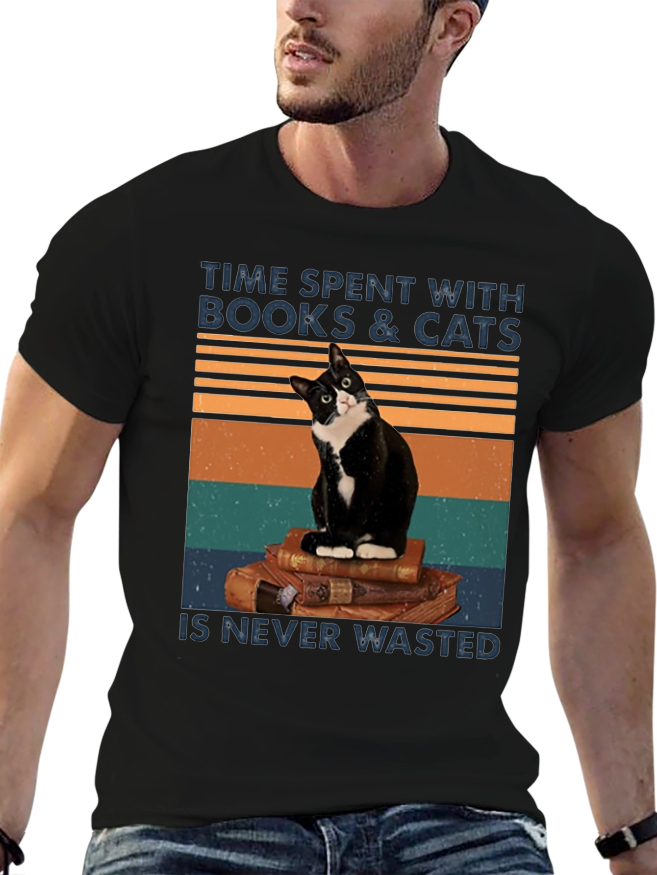 Books and Cats T-Shirt