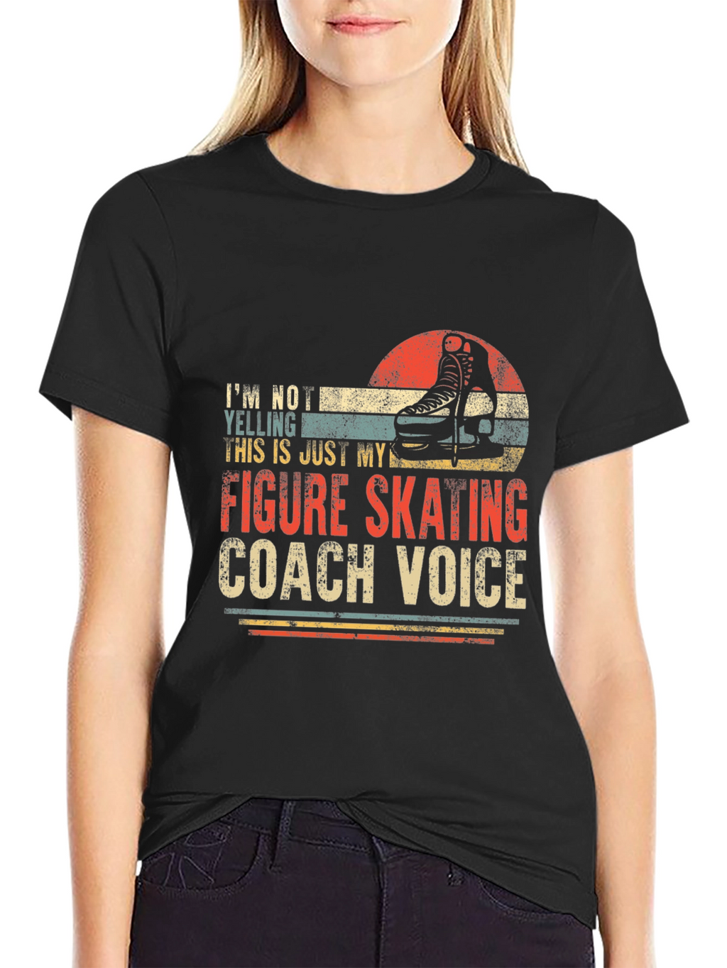 Figure Skating Coach Voice Graphic Tee