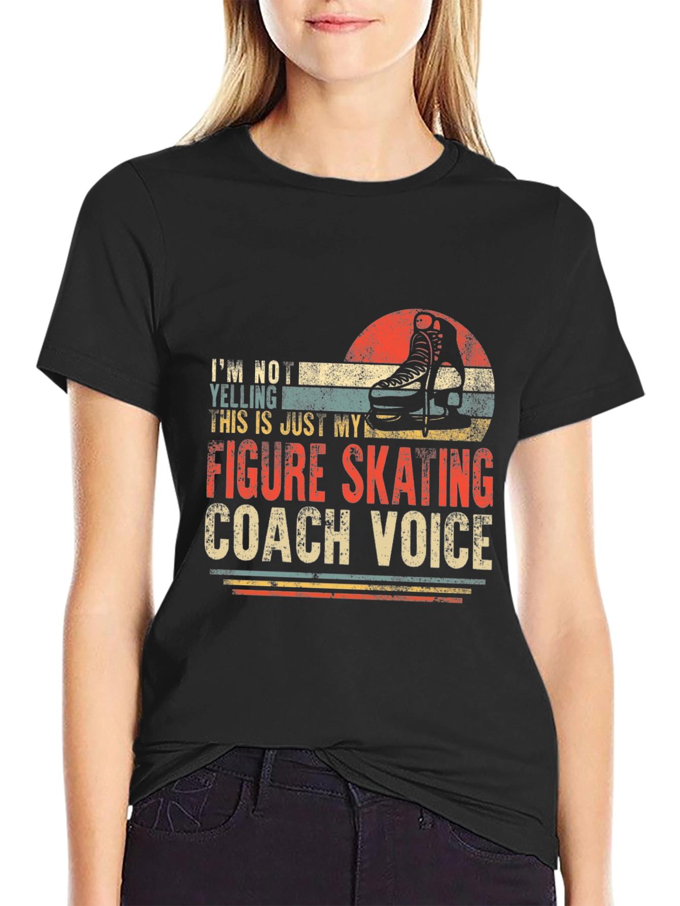 Figure Skating Coach Voice Graphic Tee