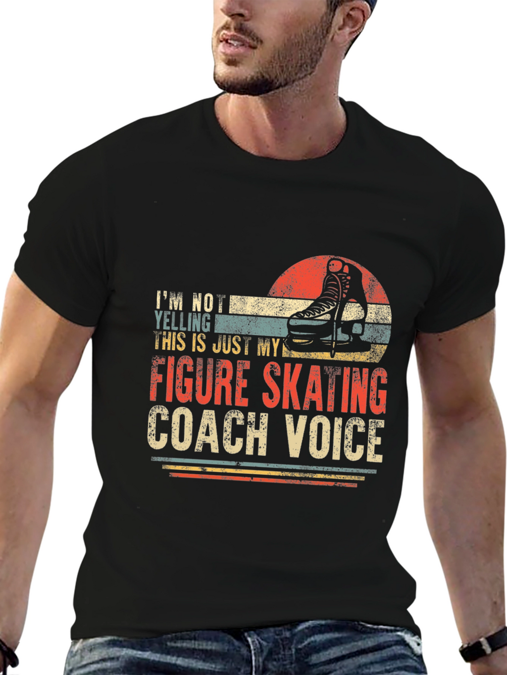Figure Skating Coach Voice Graphic Tee