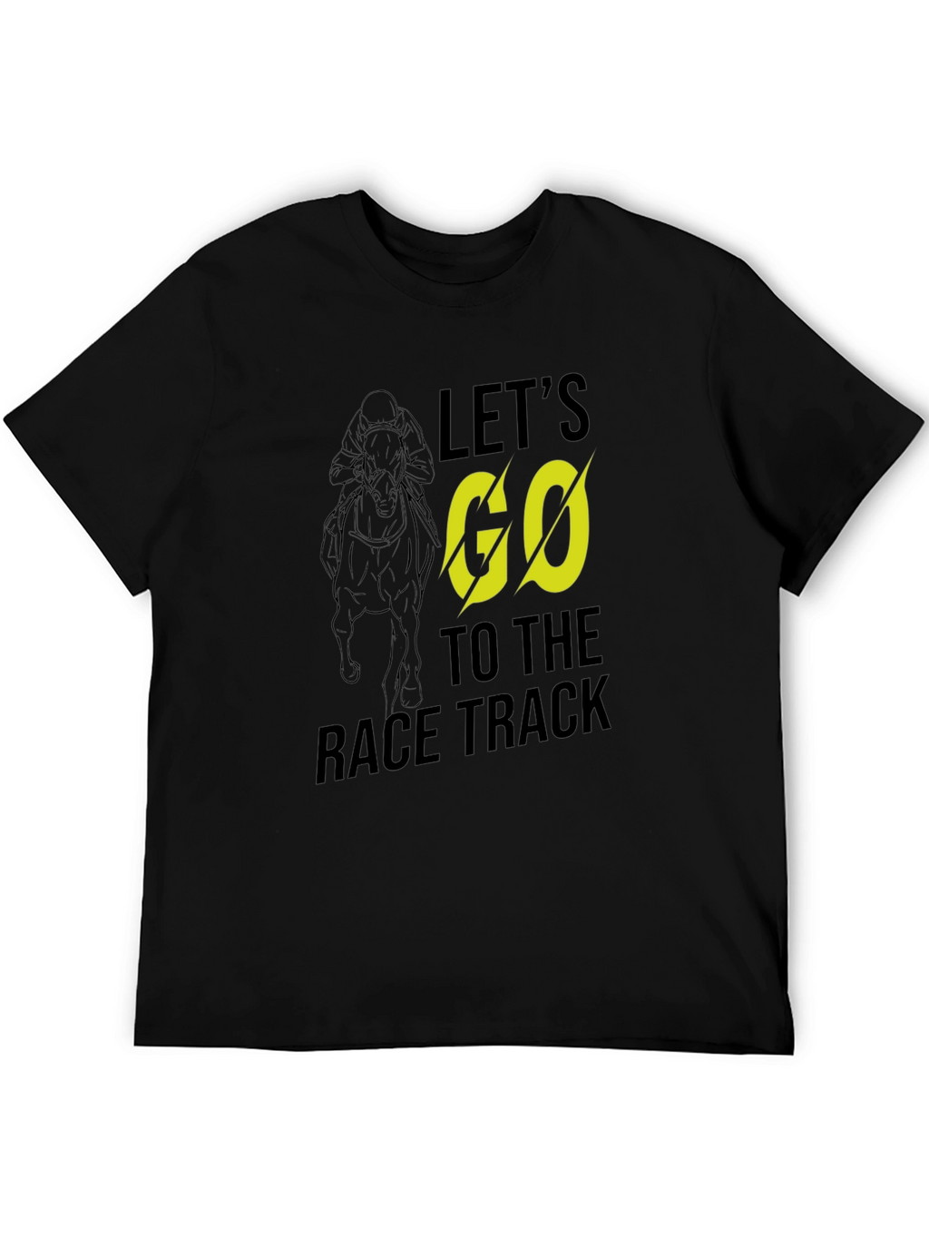 Lets Go to the Race Track Graphic Tee