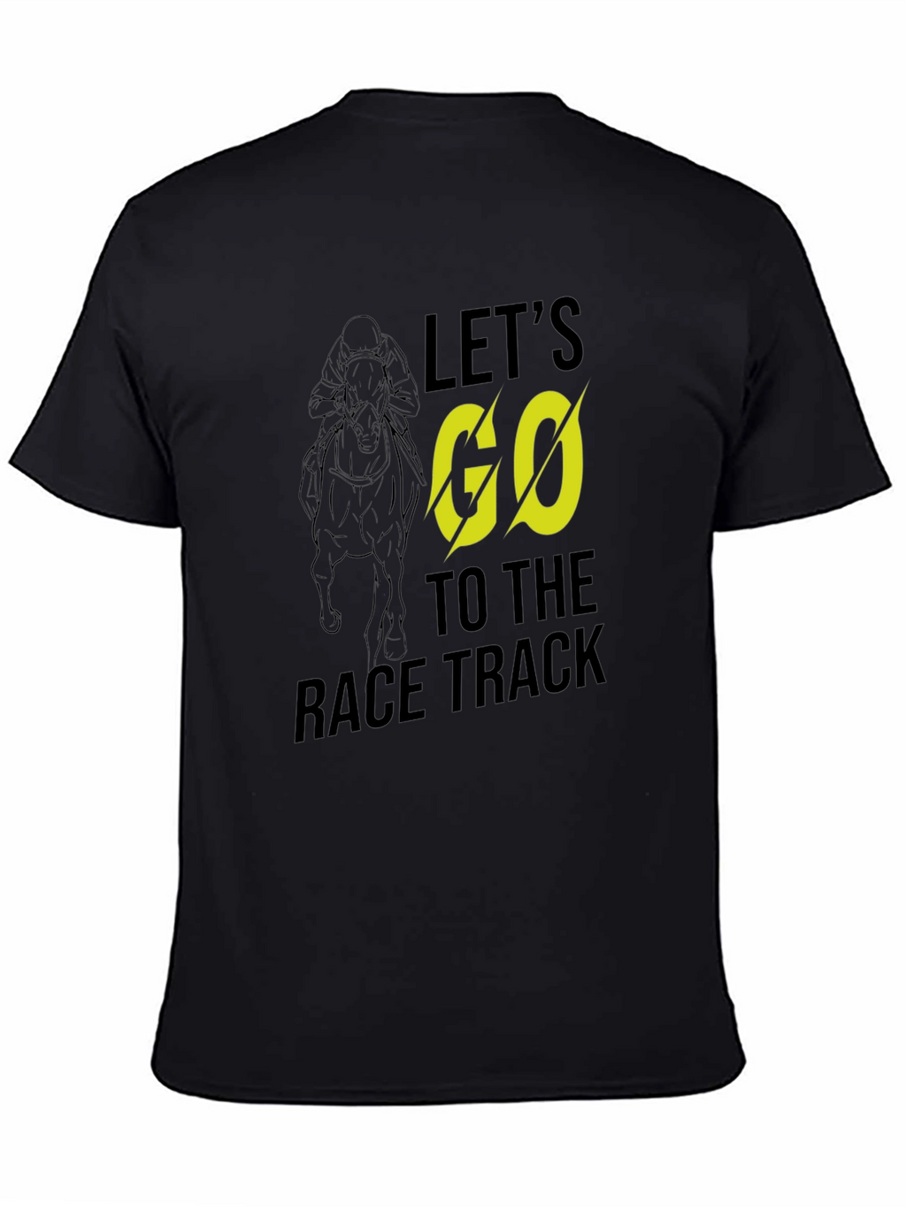 Lets Go to the Race Track Graphic Tee