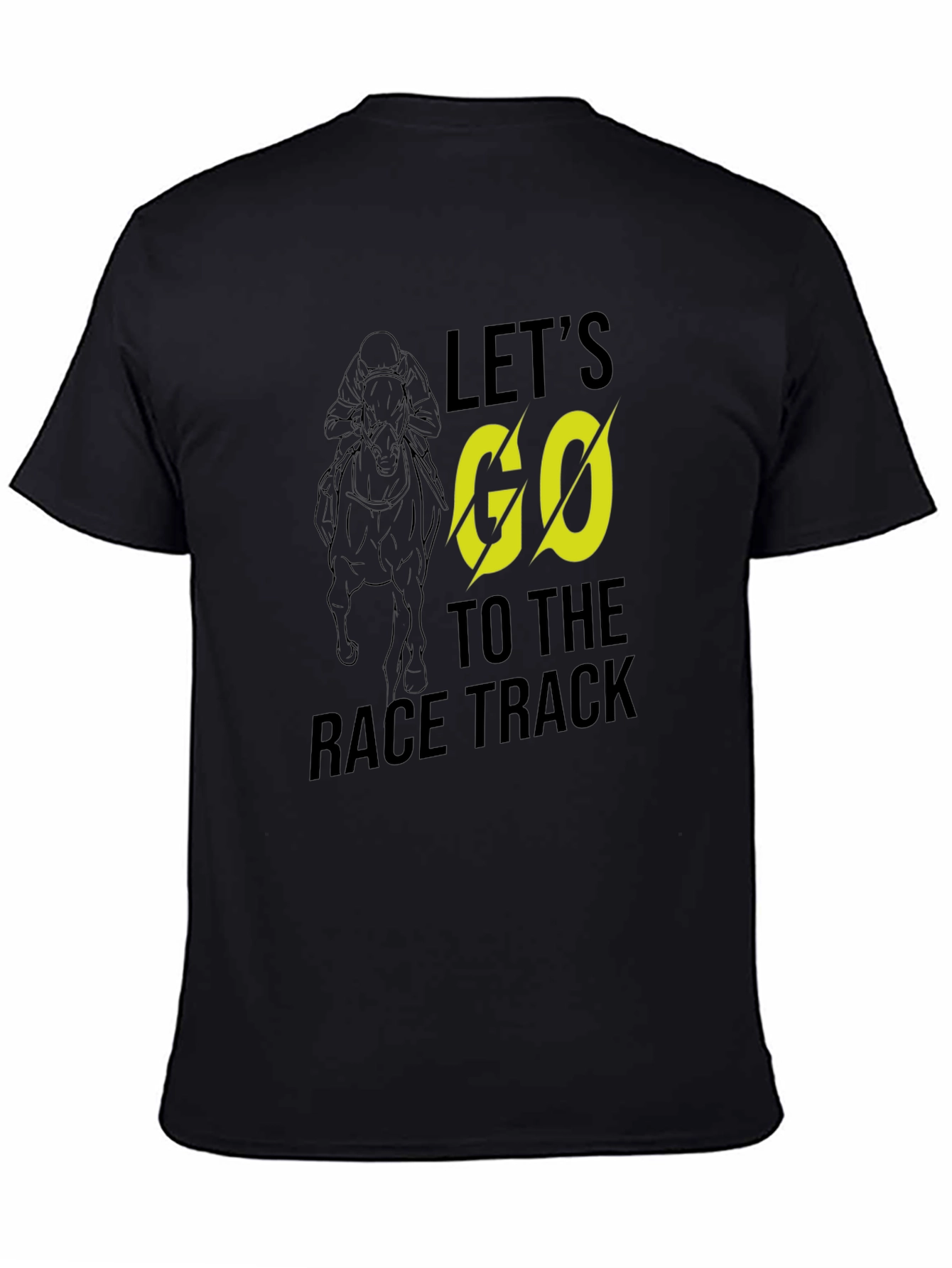 Lets Go to the Race Track Graphic Tee