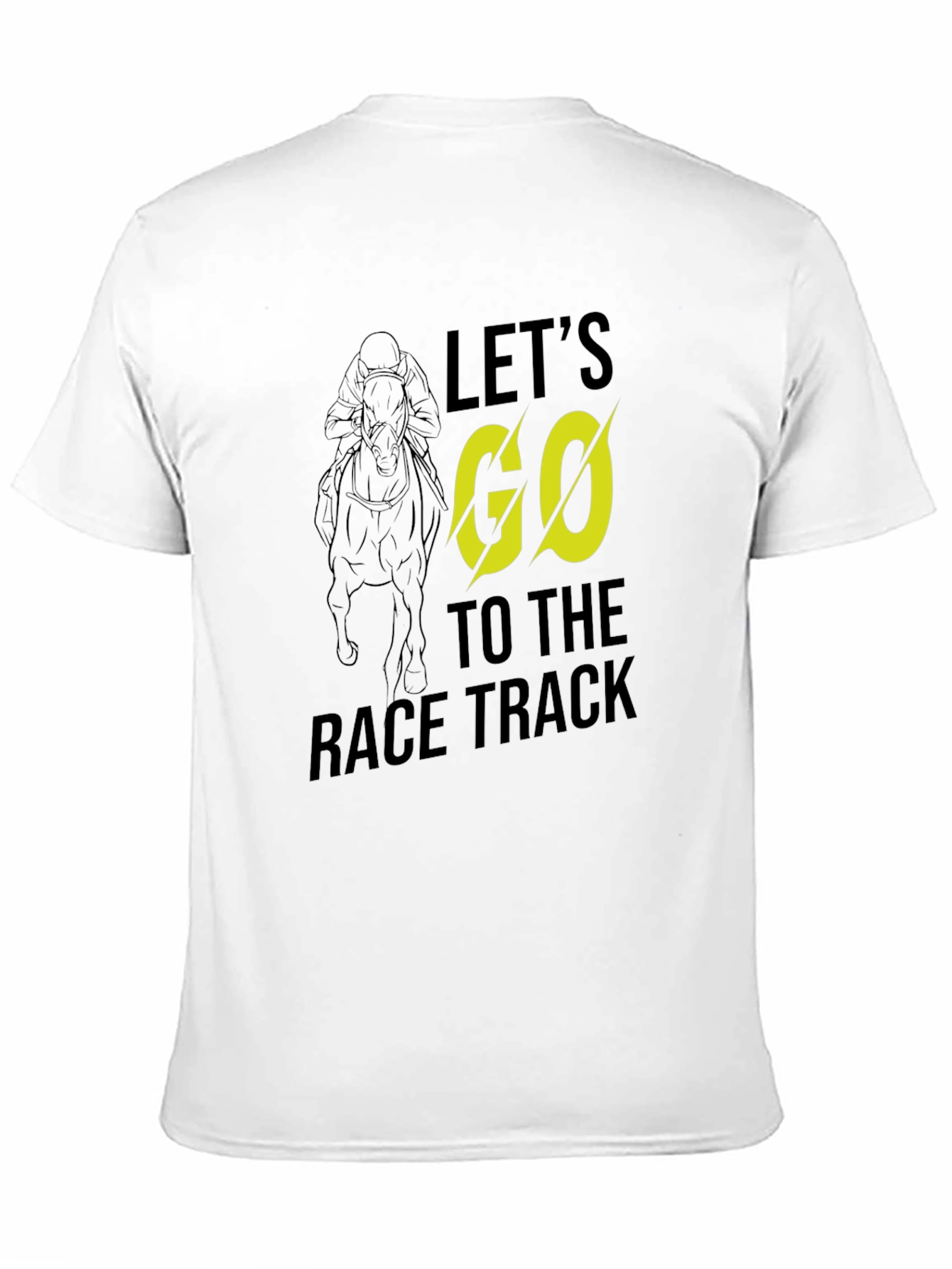Lets Go to the Race Track Graphic Tee