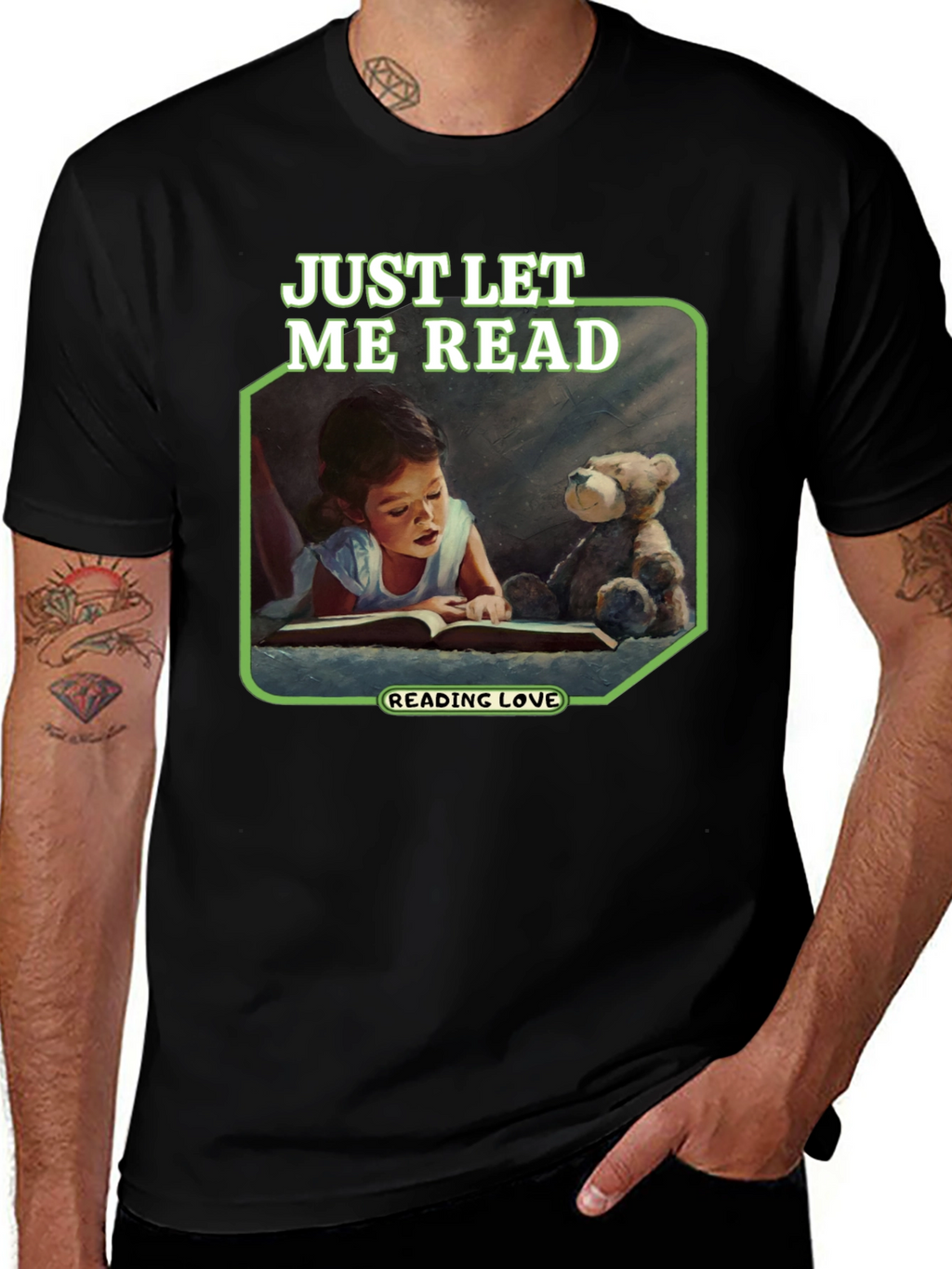 Just Let Me Read Graphic T-Shirt