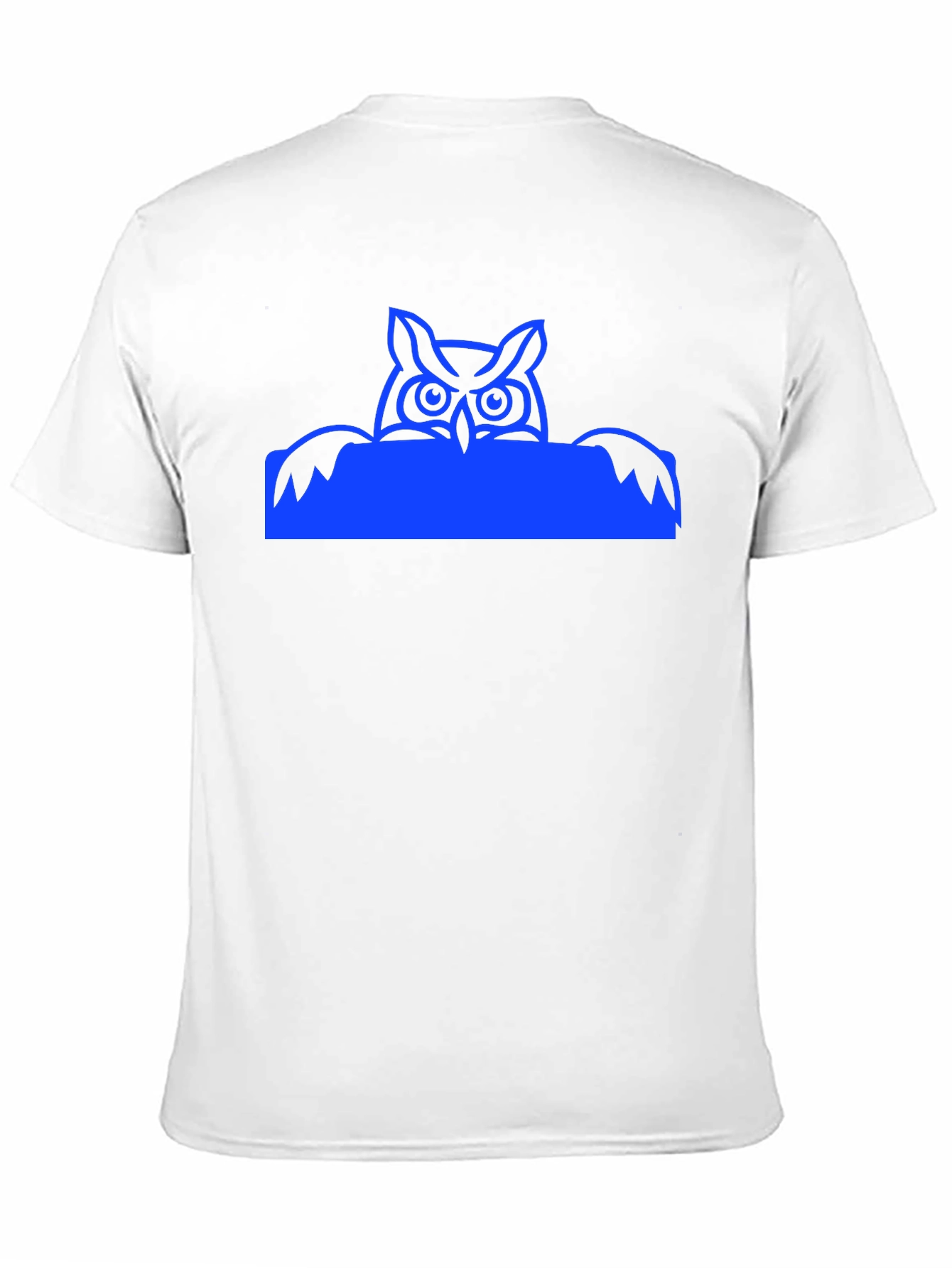 Cool Owl Graphic Tee - Black Casual T-Shirt