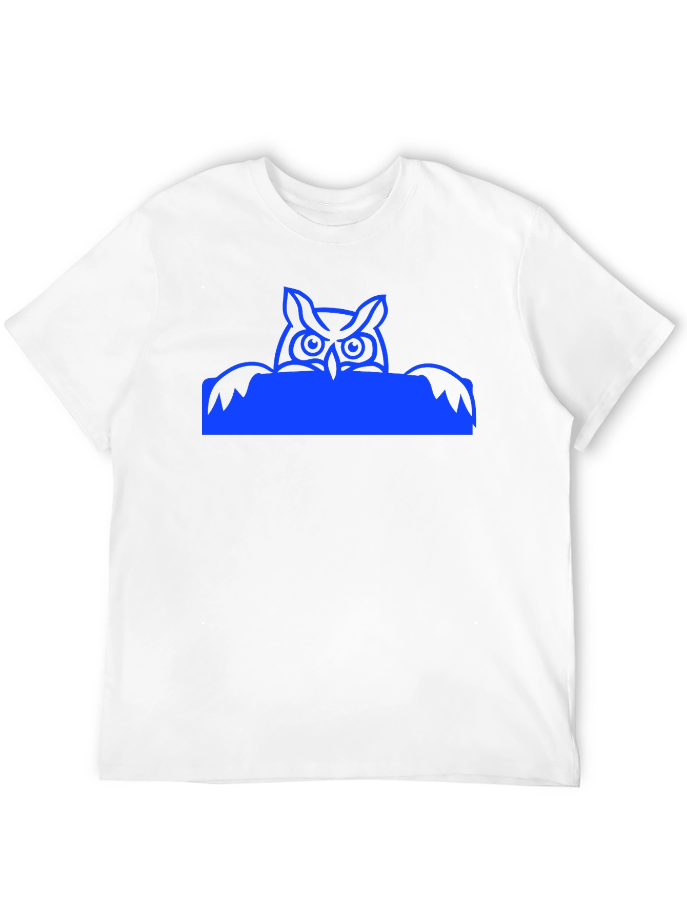 Cool Owl Graphic Tee - Black Casual T-Shirt