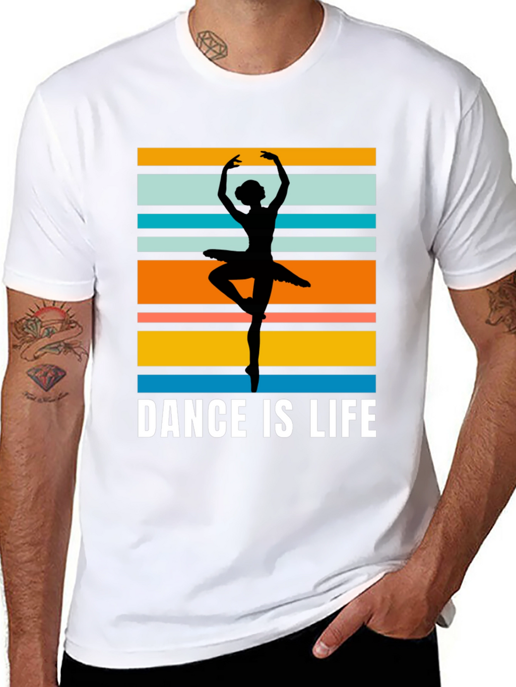 Dance is Life T-Shirt - Ballerina Silhouette