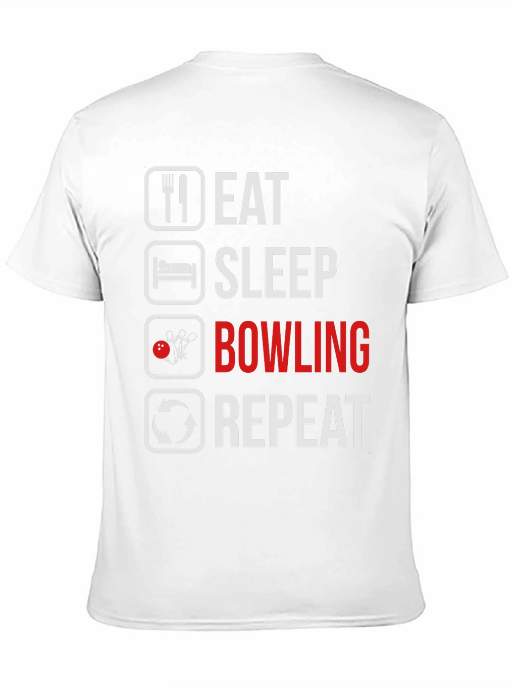 Eat Sleep Bowling Repeat T-Shirt