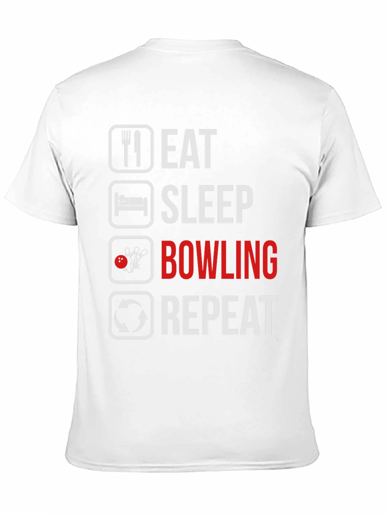 Eat Sleep Bowling Repeat T-Shirt