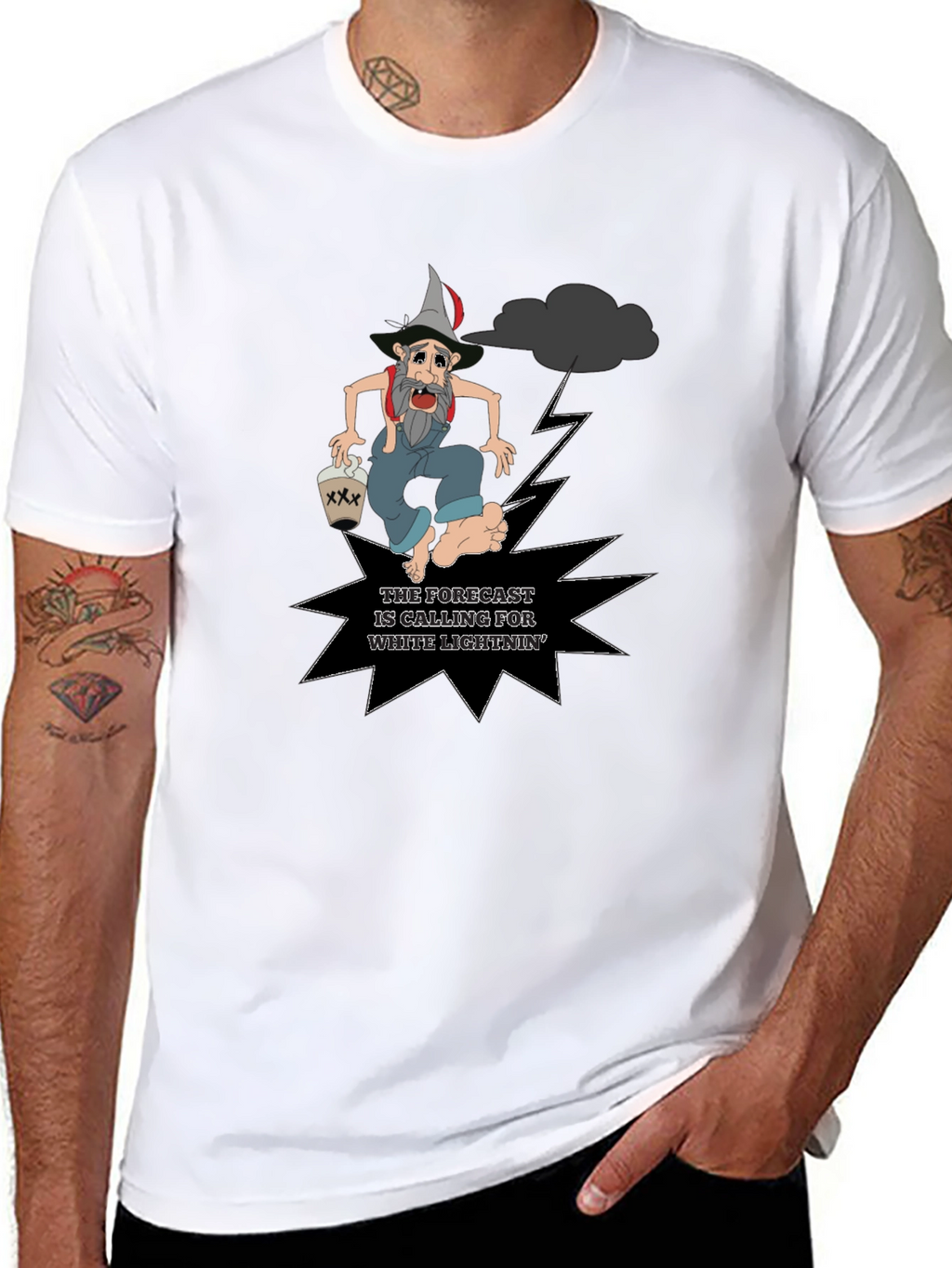 White Lightnin T-Shirt