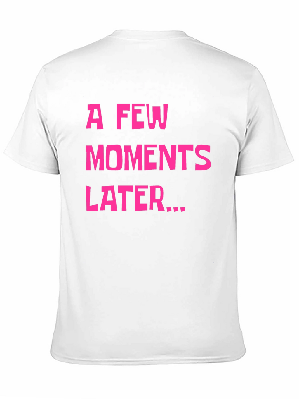 A Few Moments Later Graphic Tee - Black