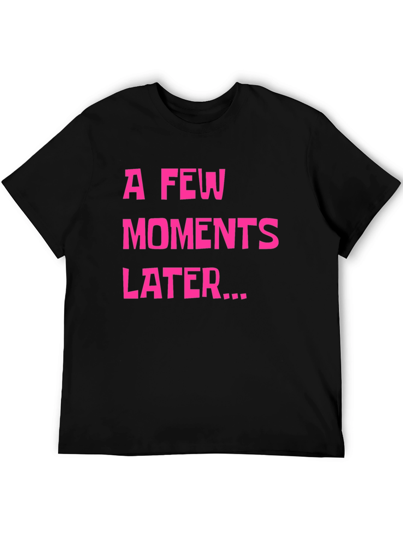 A Few Moments Later Graphic Tee - Black