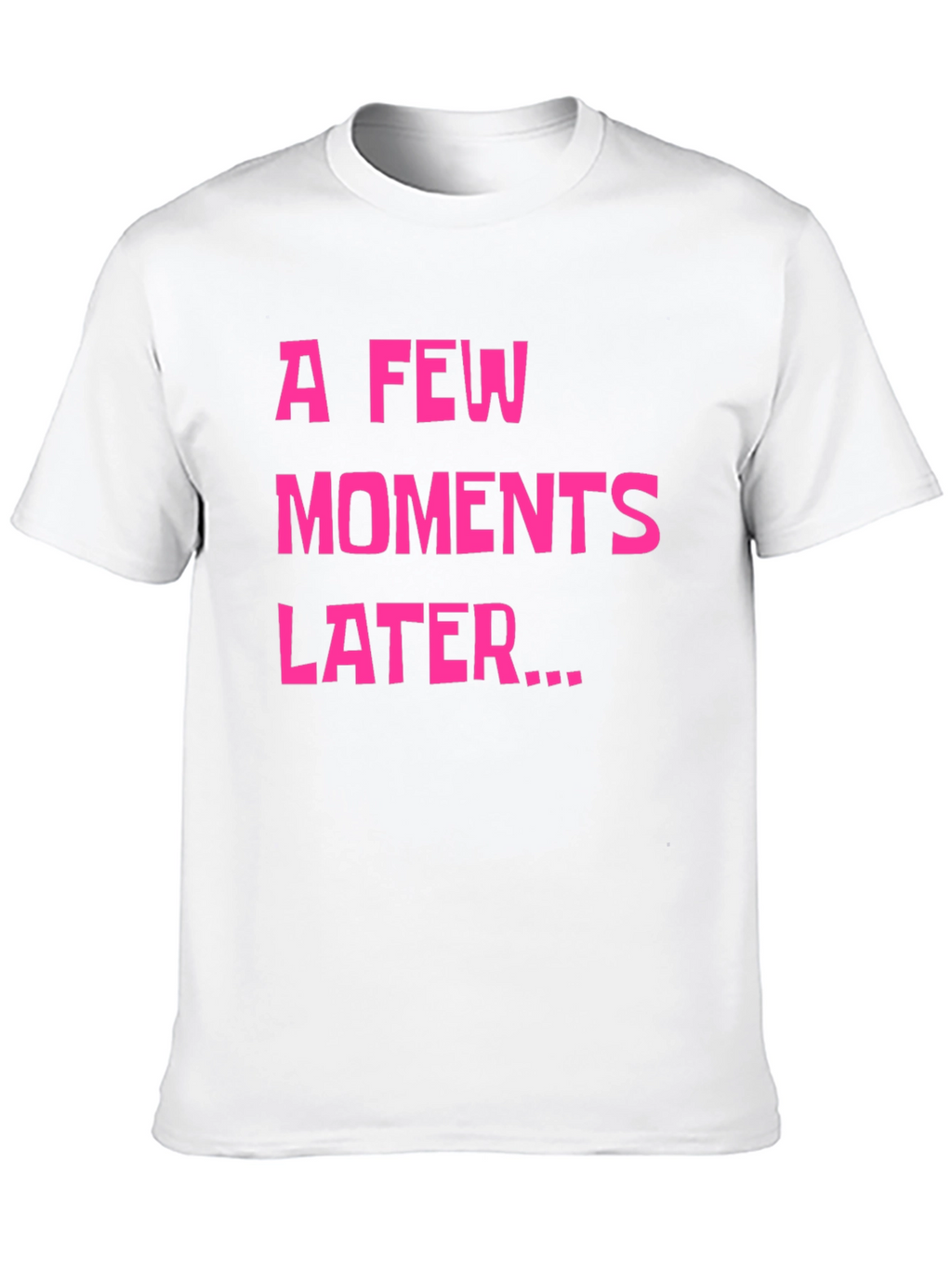 A Few Moments Later Graphic Tee - Black