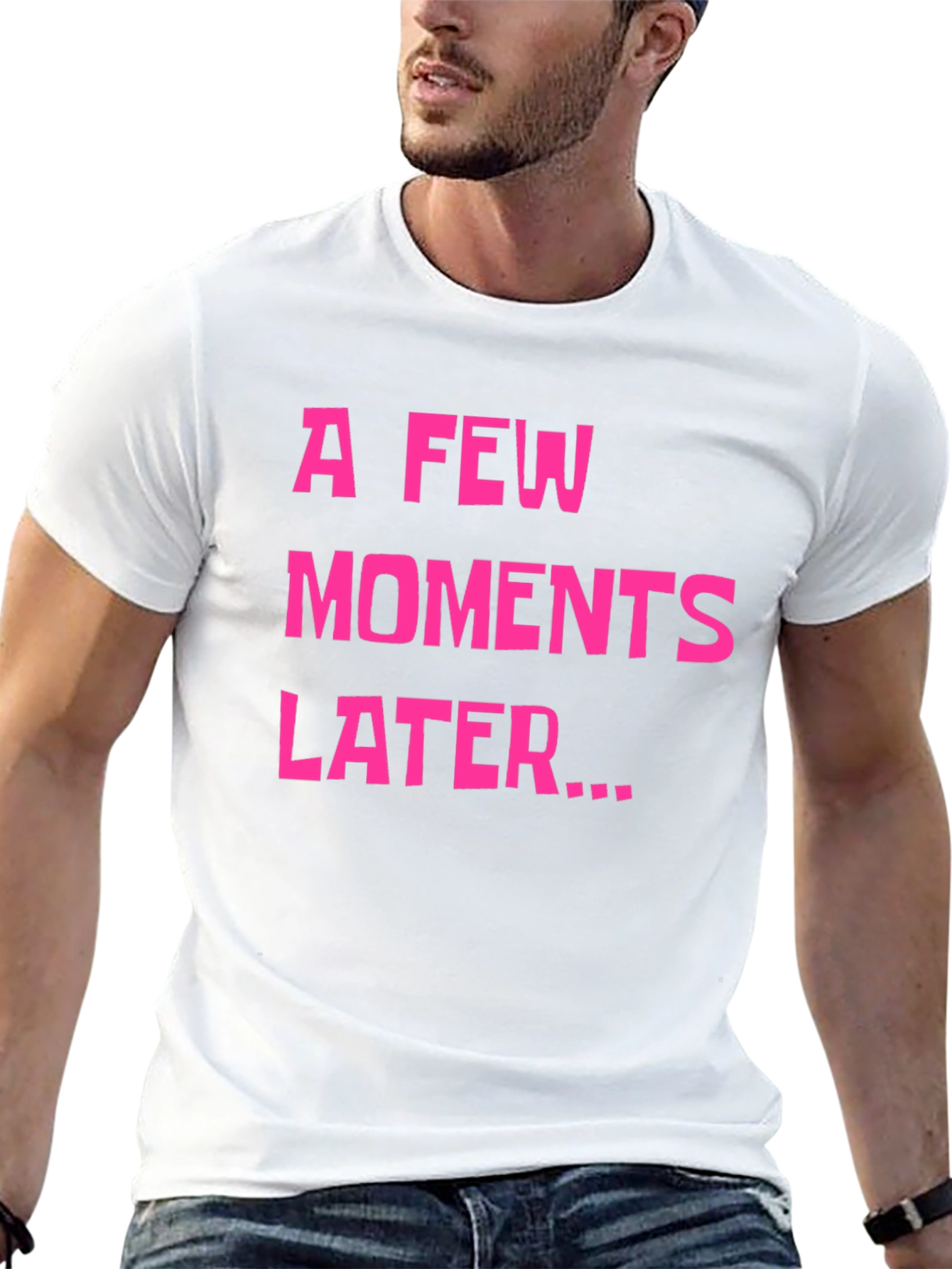 A Few Moments Later Graphic Tee - Black