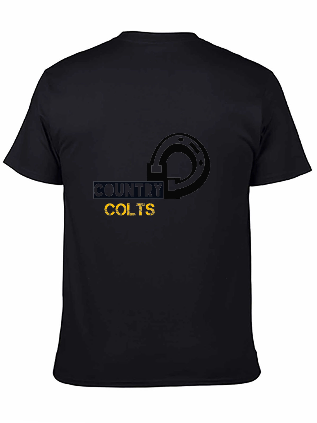 Country Colts Black Graphic Tee