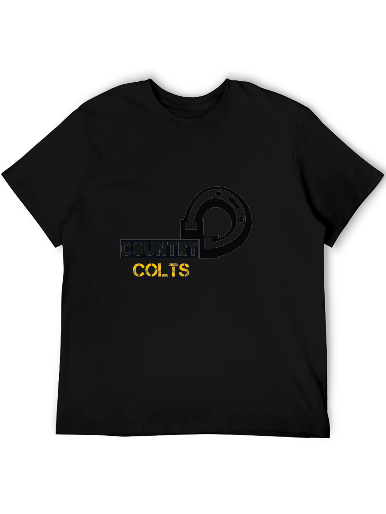 Country Colts Black Graphic Tee