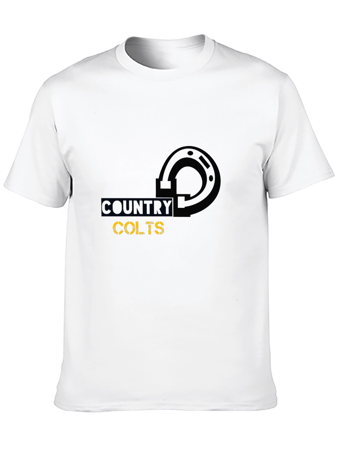 Country Colts Black Graphic Tee