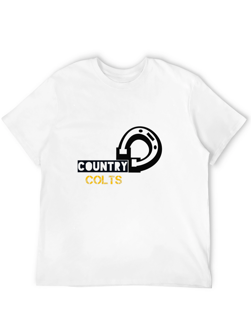 Country Colts Black Graphic Tee
