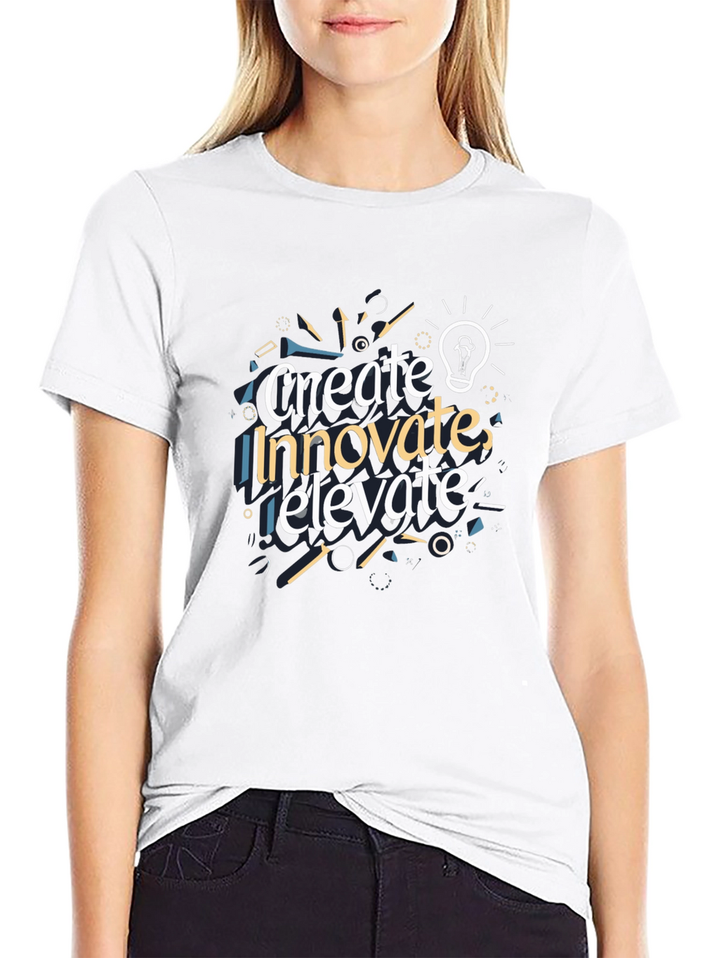 Creative Mindset Tee: Create Innovate Elevate