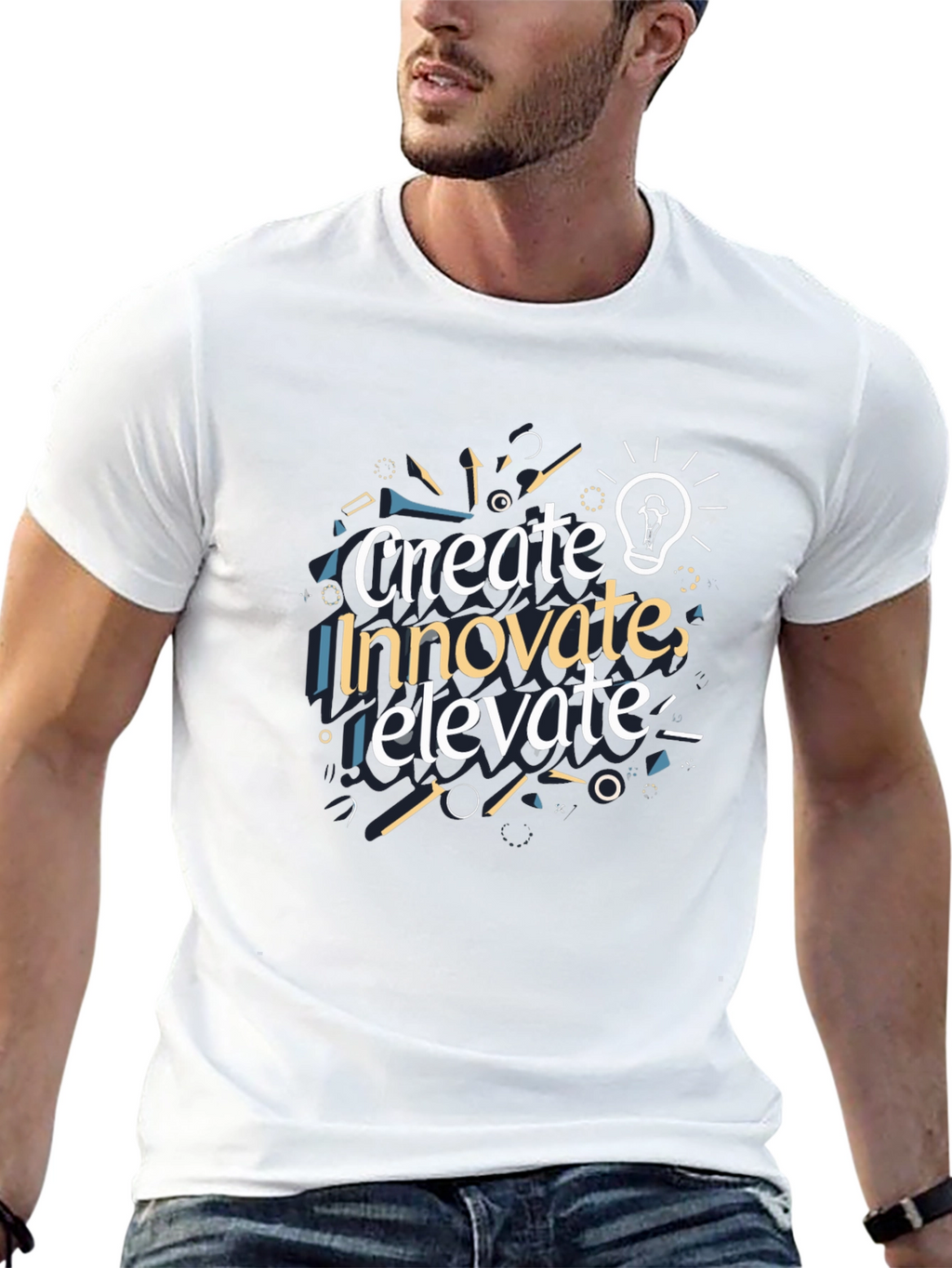 Creative Mindset Tee: Create Innovate Elevate