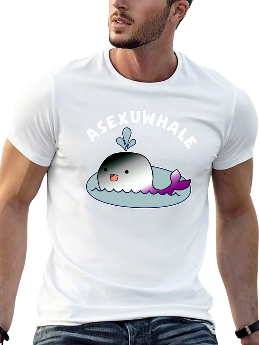 Asexuwhale T-Shirt -  LGBTQ+ Pride