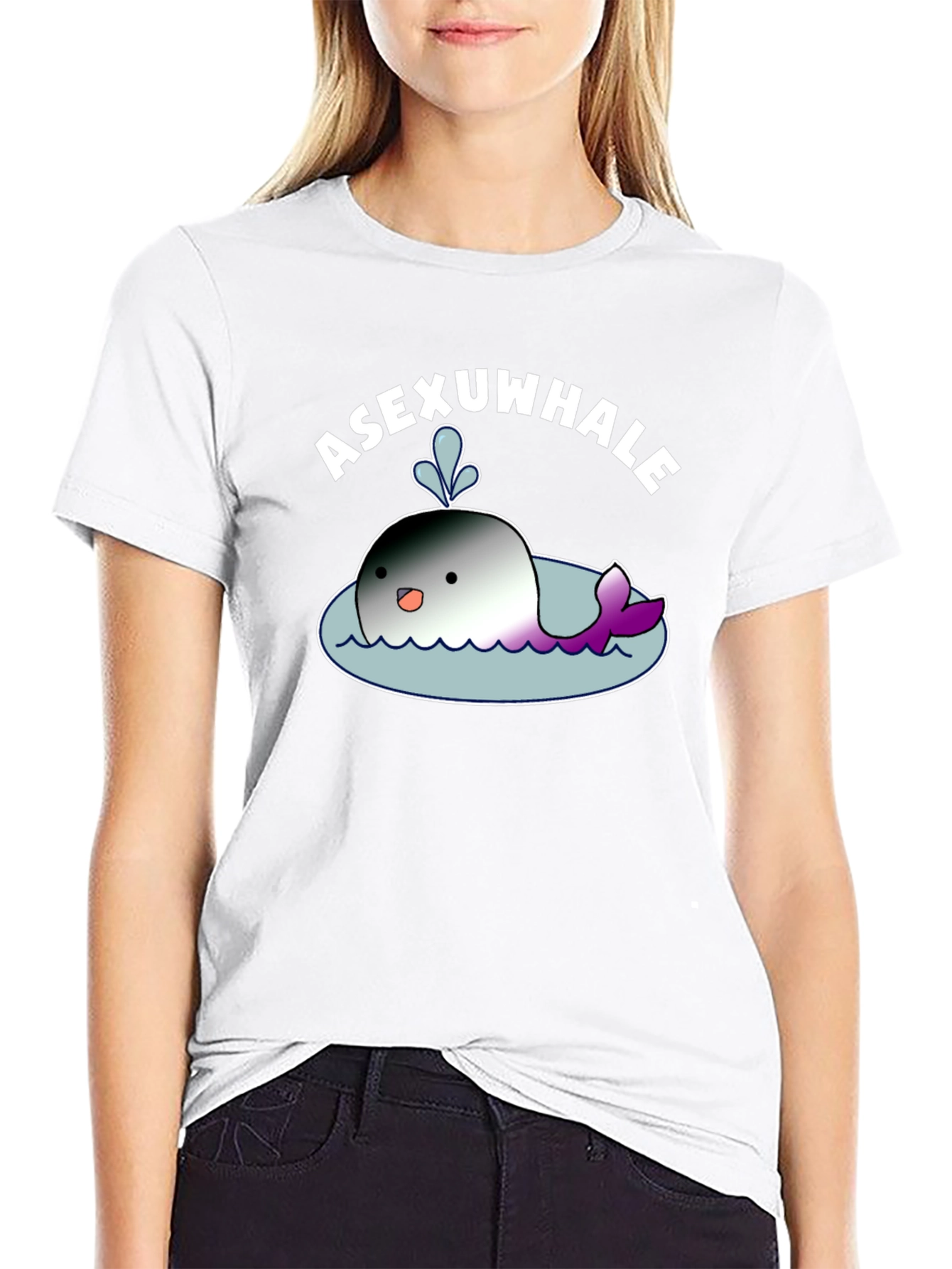 Asexuwhale T-Shirt -  LGBTQ+ Pride