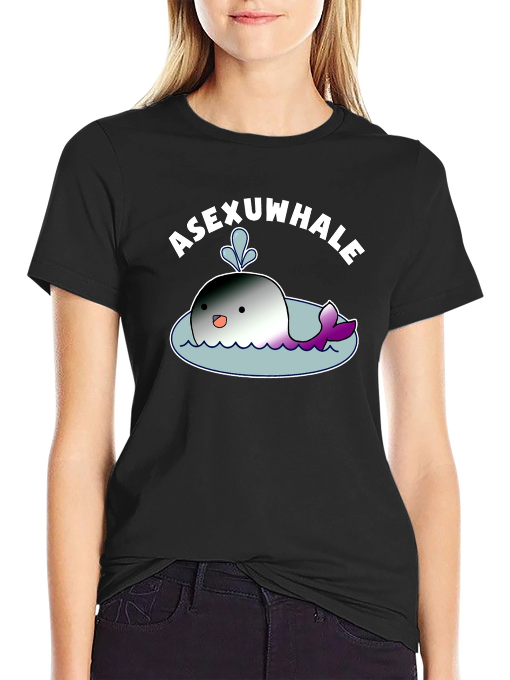 Asexuwhale T-Shirt -  LGBTQ+ Pride