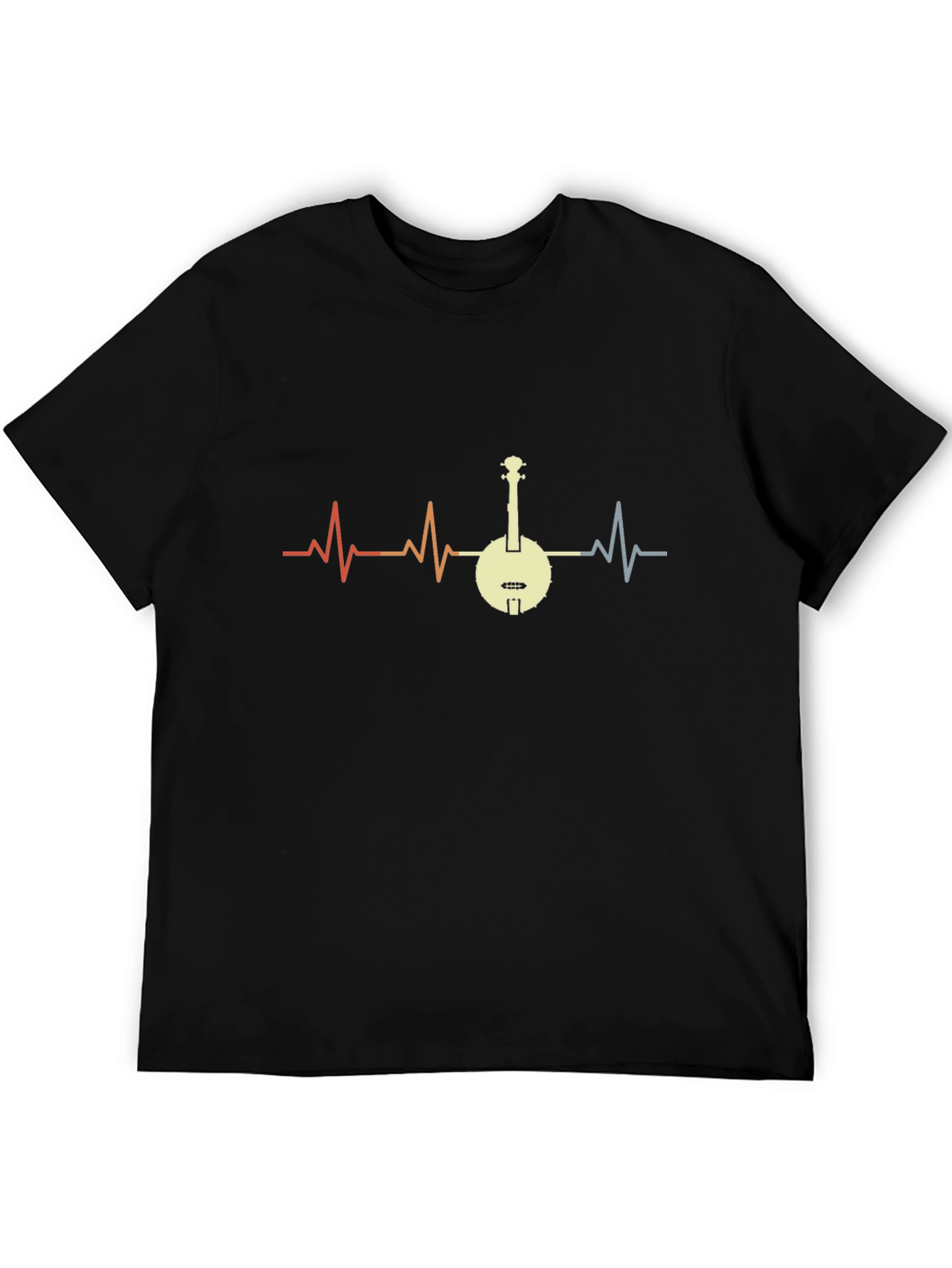 Banjo Heartbeat T-Shirt - Music Lover Tee