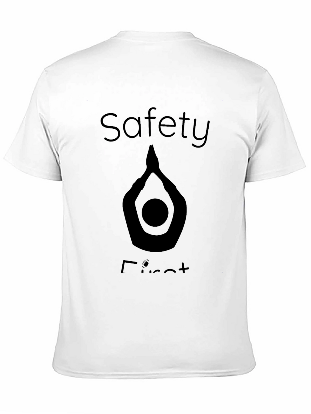 Safety First Graphic T-Shirt - Black