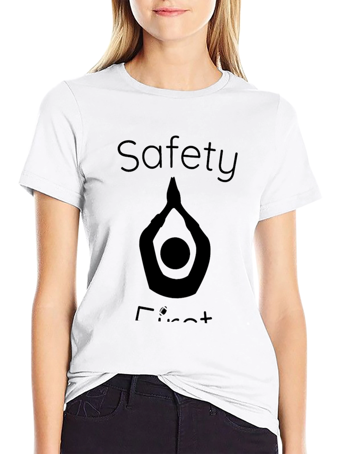 Safety First Graphic T-Shirt - Black