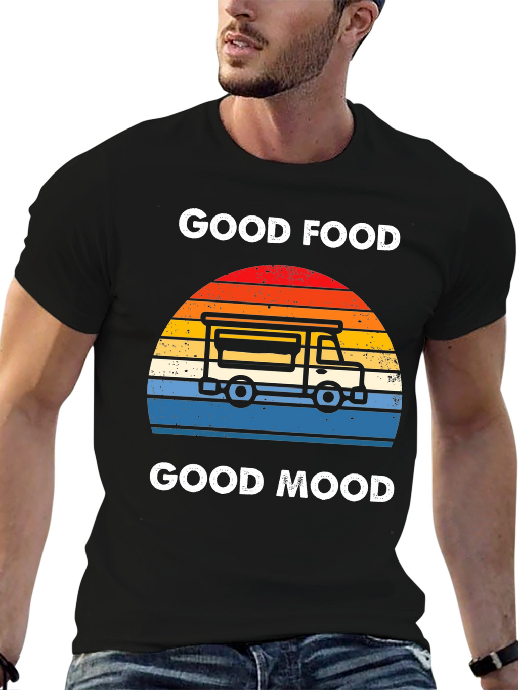 Good Food Good Mood T-Shirt Food Truck Tee