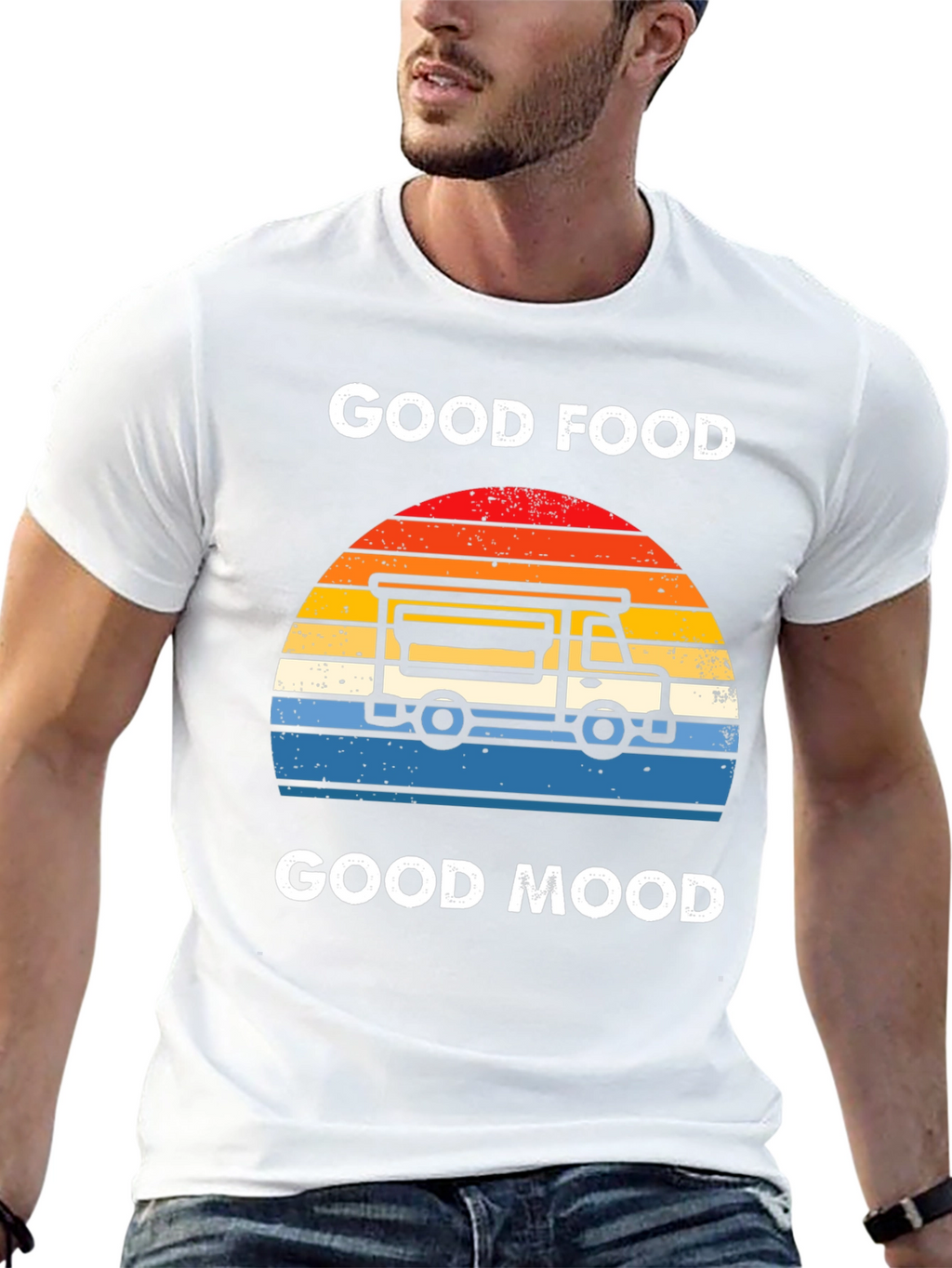 Good Food Good Mood T-Shirt Food Truck Tee