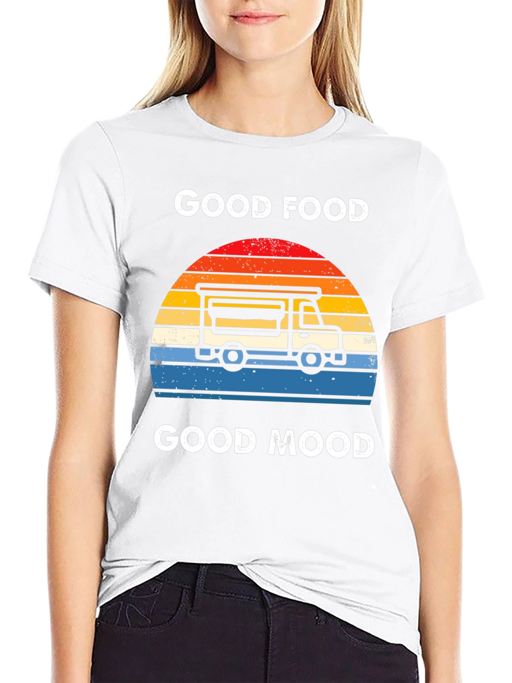 Good Food Good Mood T-Shirt Food Truck Tee