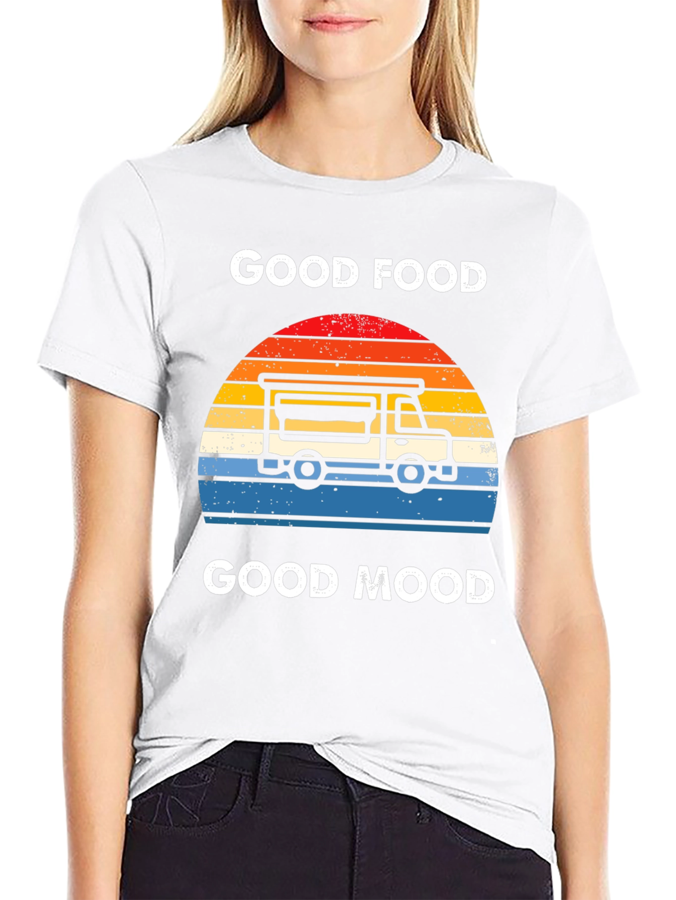 Good Food Good Mood T-Shirt Food Truck Tee