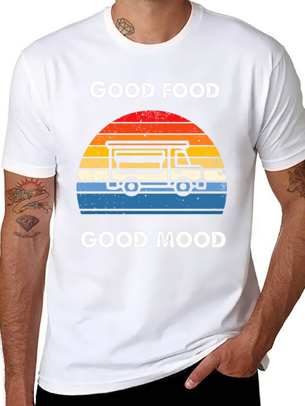Good Food Good Mood T-Shirt Food Truck Tee