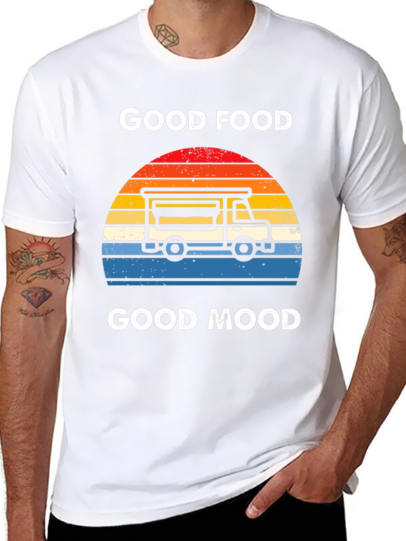 Good Food Good Mood T-Shirt Food Truck Tee