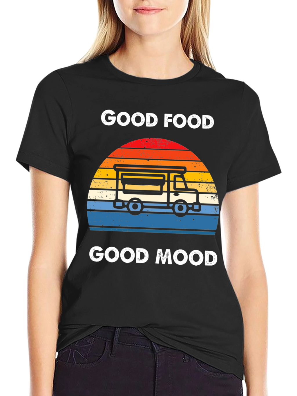 Good Food Good Mood T-Shirt Food Truck Tee
