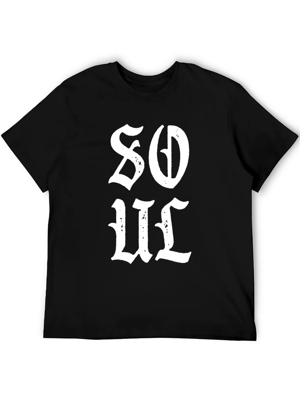 Soul Graphic Tee - Mens Black Cotton T-Shirt