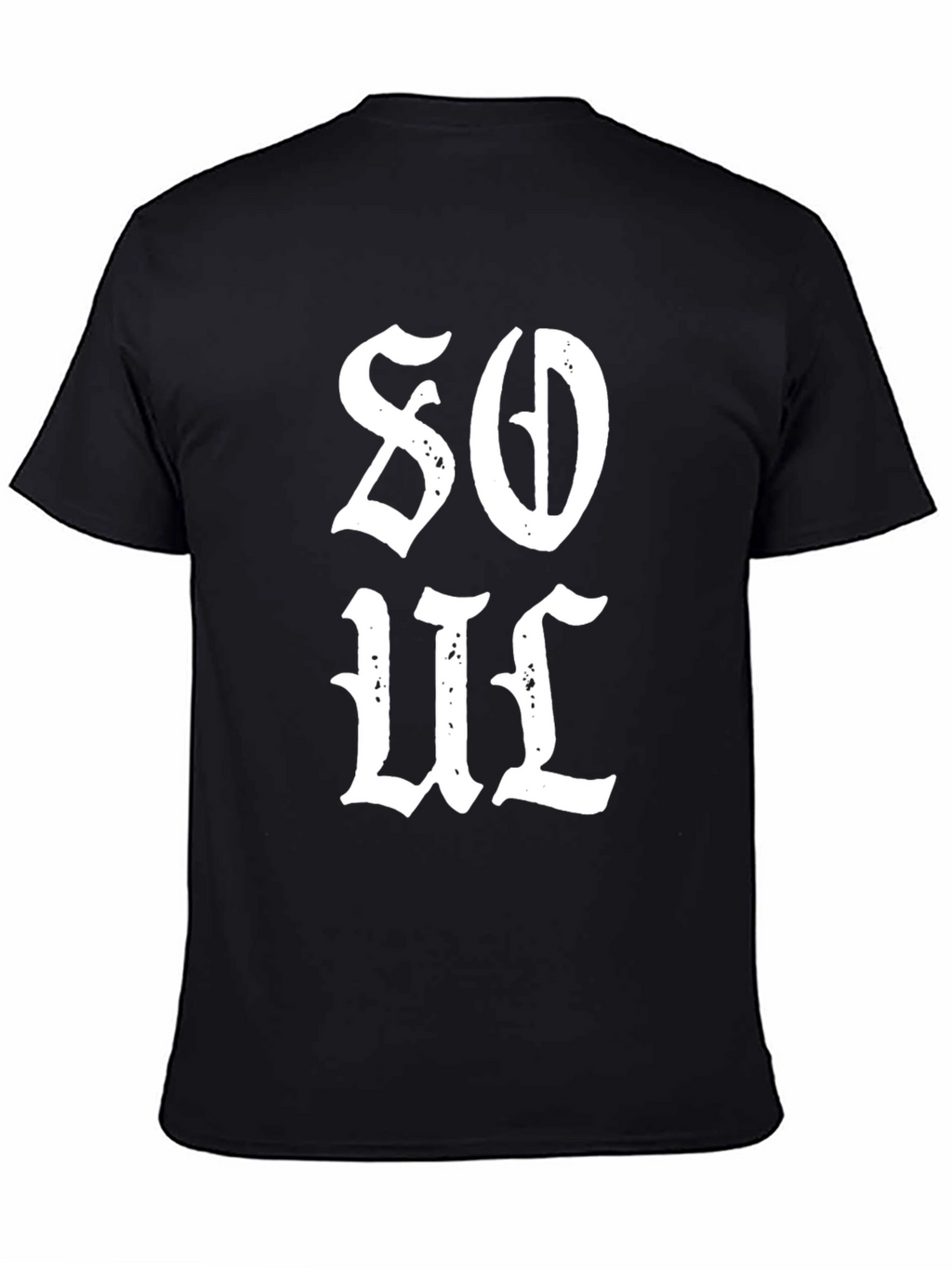 Soul Graphic Tee - Mens Black Cotton T-Shirt
