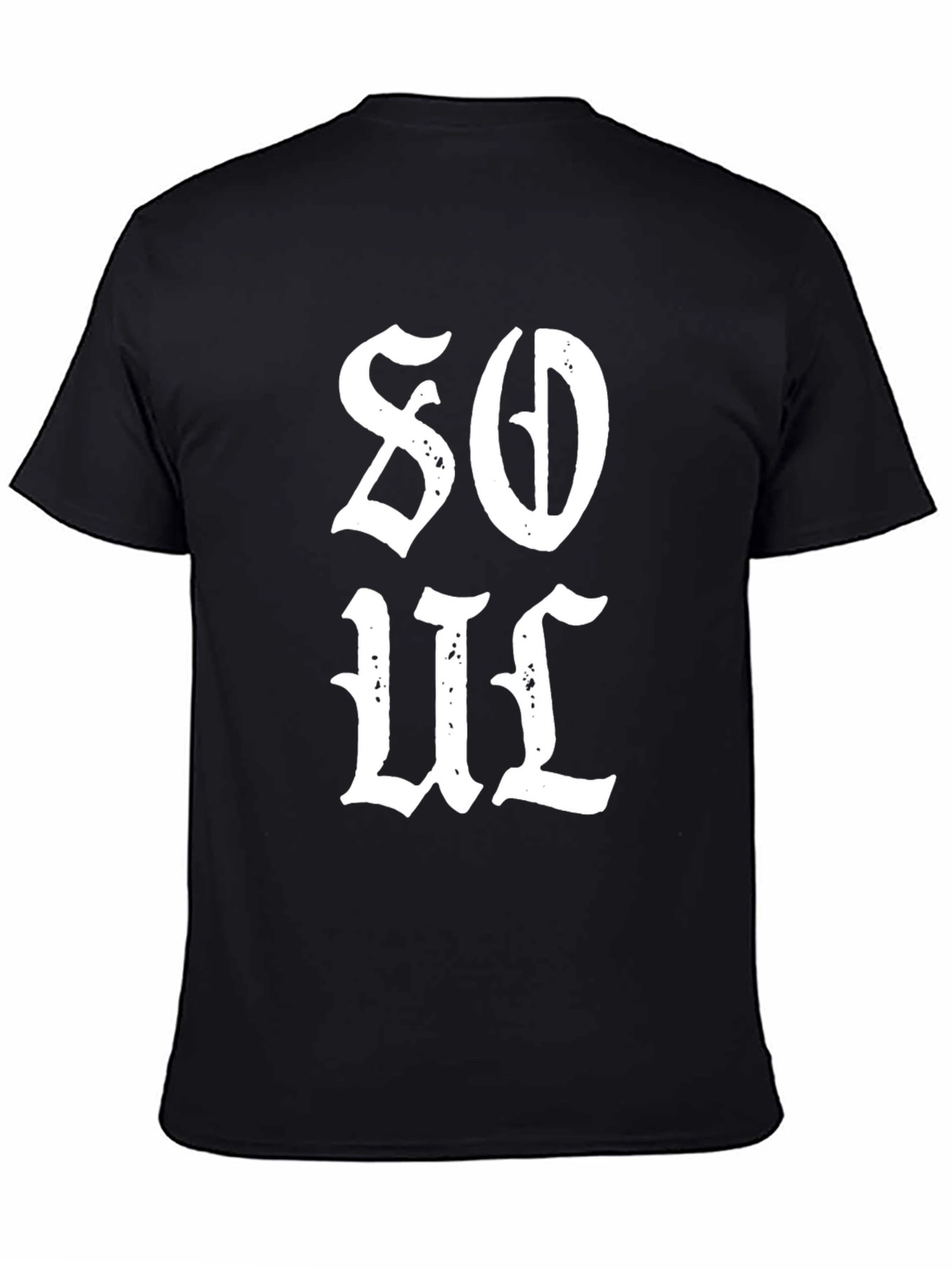 Soul Graphic Tee - Mens Black Cotton T-Shirt