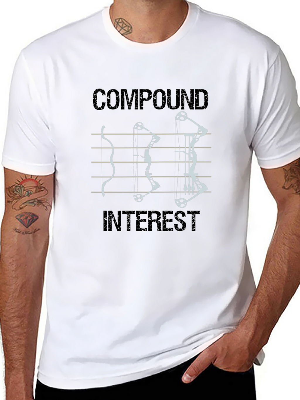 Compound Interest Bow T-Shirt