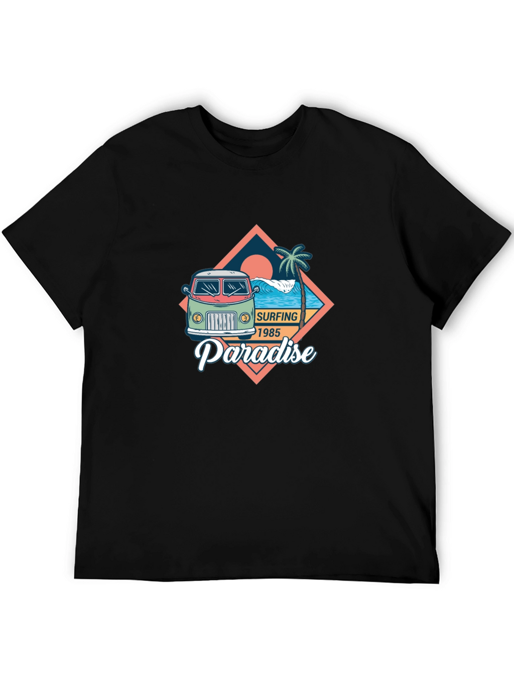 Surfing Paradise 1985 Graphic T-Shirt