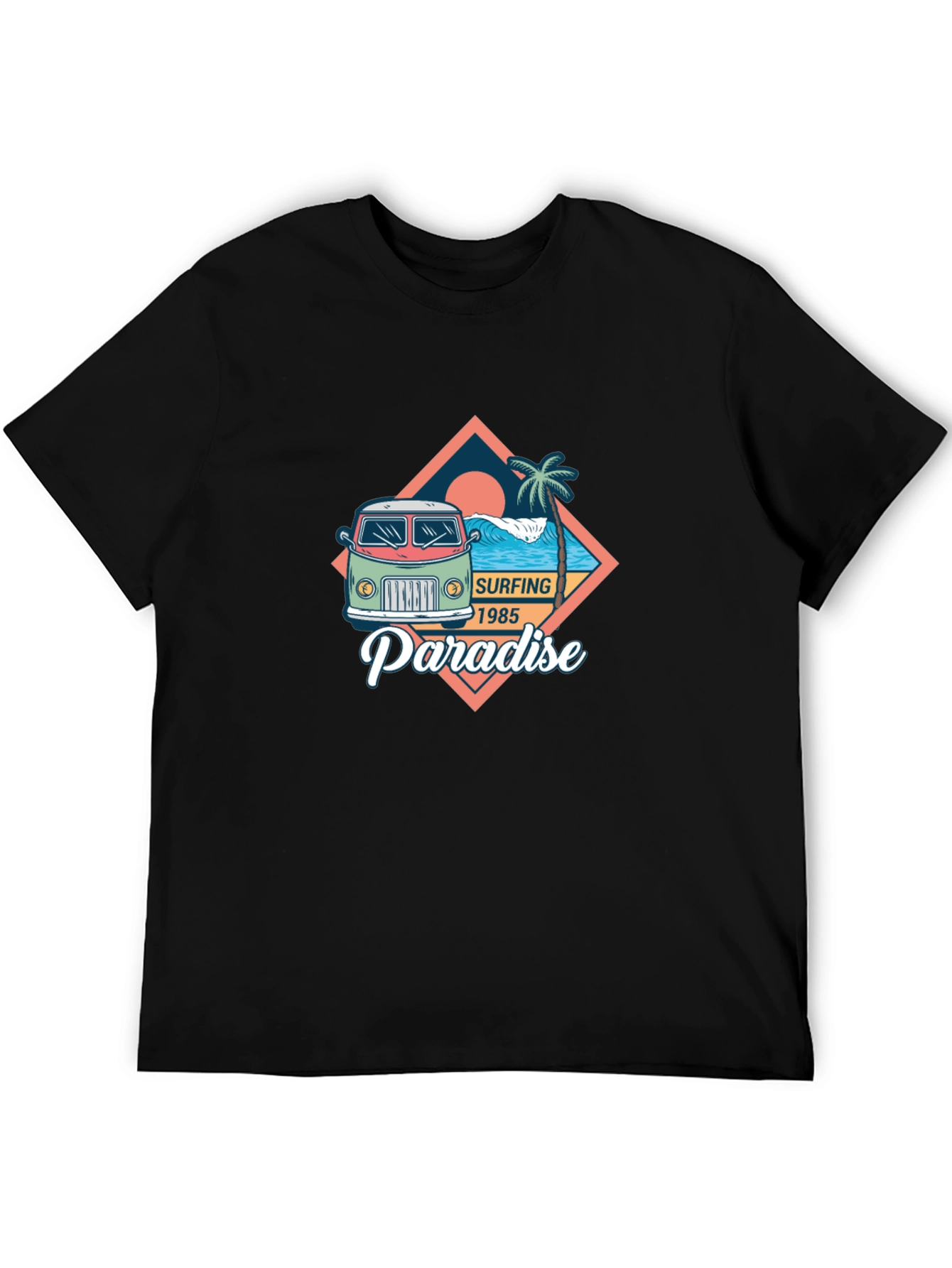 Surfing Paradise 1985 Graphic T-Shirt