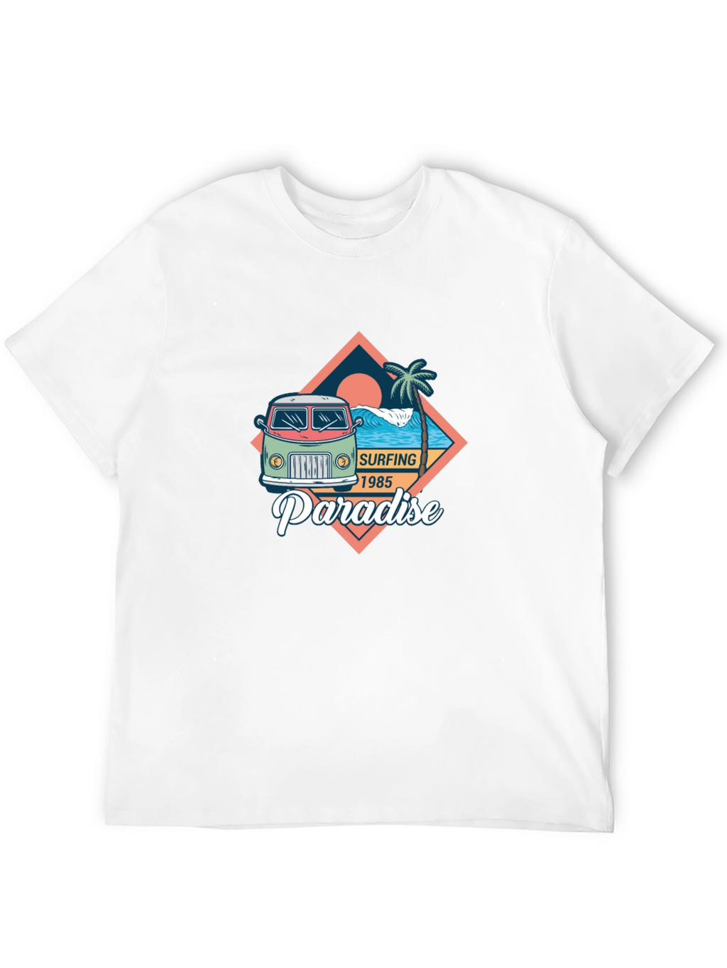 Surfing Paradise 1985 Graphic T-Shirt