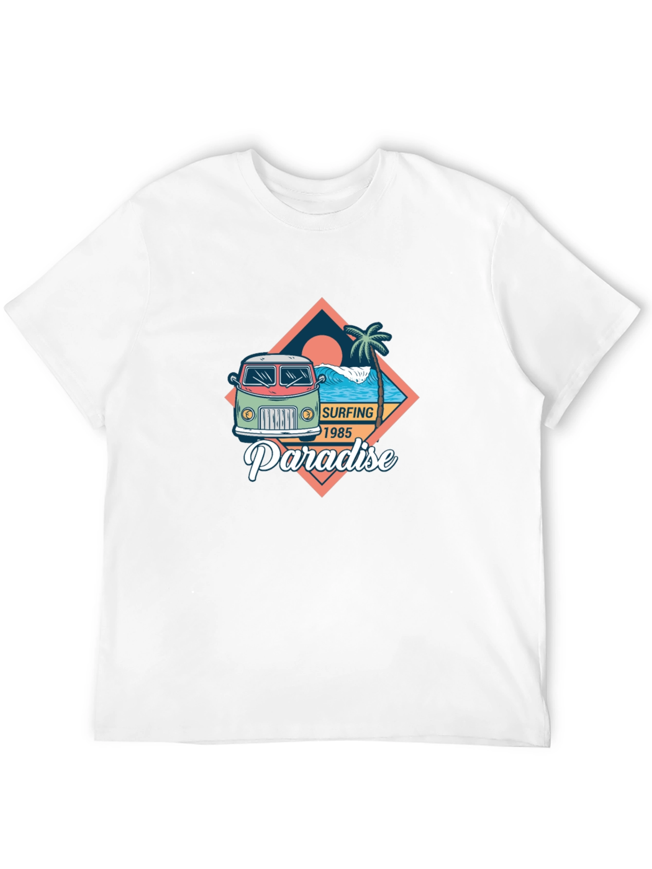 Surfing Paradise 1985 Graphic T-Shirt