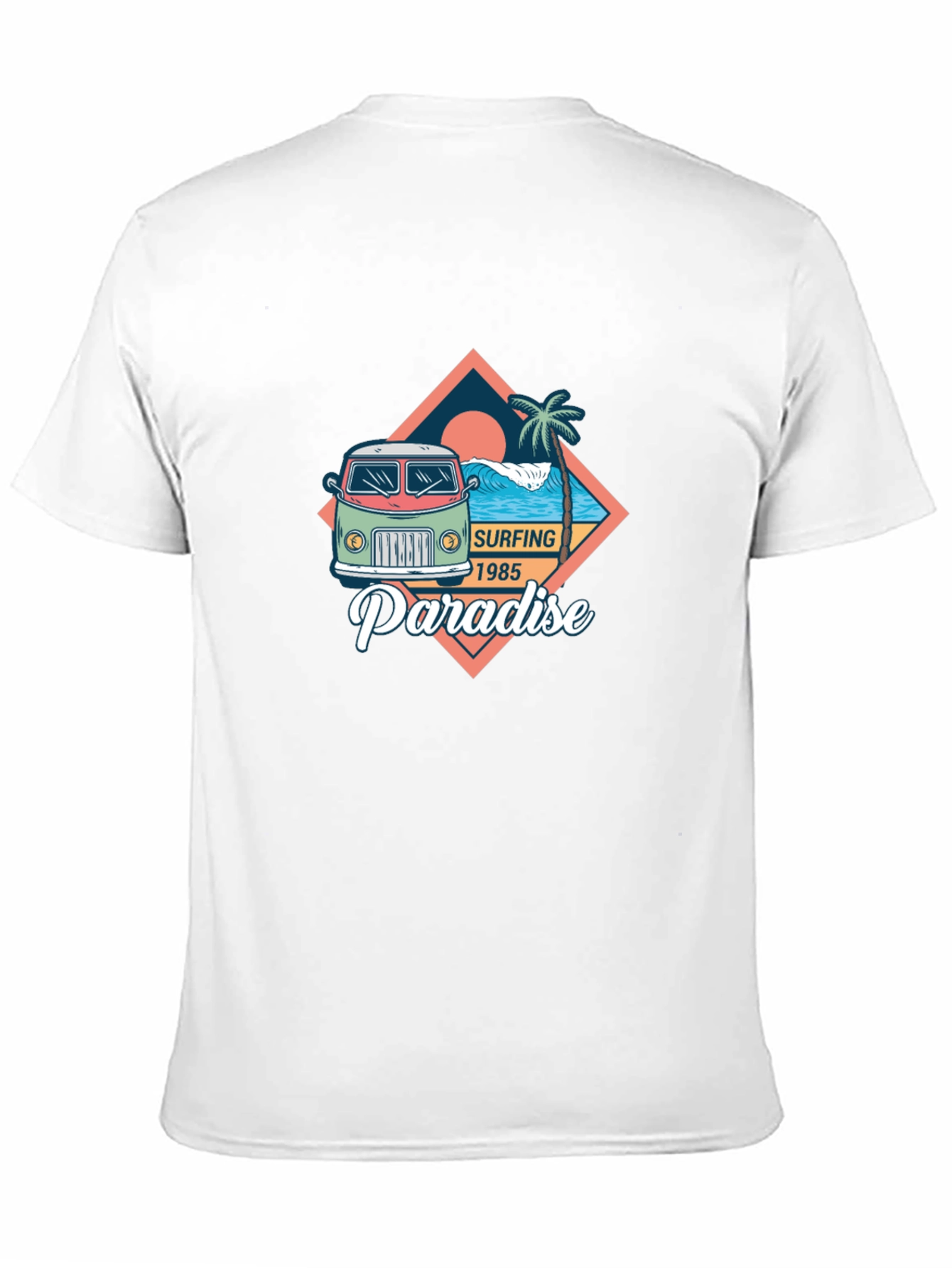 Surfing Paradise 1985 Graphic T-Shirt
